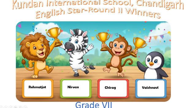 English Star Round 2 Winners